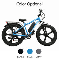 BLJ 26 Inch Fat Tire Electric Mountain Bicycle DP-2620 Aluminum Alloy Frame Display Lcd In Stock Ebike