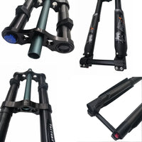 KKE Disc Brake Air Suspension Electric Bicycle Downhill Front Forks with KKE 220mm Rear Shock Suspension