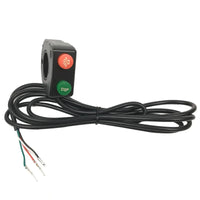 Electric Scooter Front Light with horn light button ECO/TURBO Single/Dual Horn Light Button wires