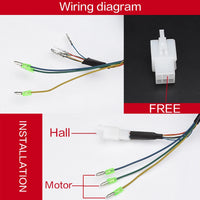 Electric Bicycle 24V- 48V 350W DC Motor Controller 12inch Brushless Hub Motor kiti With LCD Display Brake Electric Scooter Kit