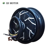 QSMOTOR 12inch 3000W 72V 90kph Hub Motor with SIAYQ72120 controller and kits for Electric Motorbike