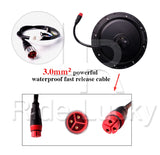 135mm Neweset V3 135mm drop out ebike kit 52V WF2000W electric bike conversion kit with 52V 17AH DP lithium battery