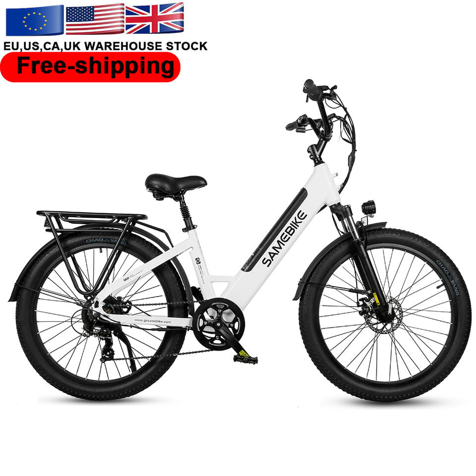 SAMEBIKE RS-A01 Electric City Bike  fast delivery high energy all terrain tire moped ebike electric bike