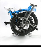 Titanium Alloy Folding Bike Titanium Alloy Two-Color 16inch Inside 5 Speed Folding Bike