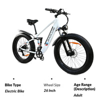 Baolujie Aluminum Alloy Electric Bicycle: DP-2615 E-Bike 48V/750W SHIMANO 8 Speed DP-2615 48V/12AH Disc Brake  Ebike