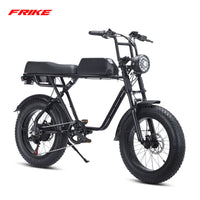 FRIKE Vintage  20-Inch Electric Mountain Bike - Unleash the Power of Retro E-Cycling Adventure