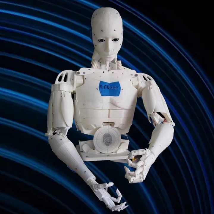 Intelligent Consultant Humanoid Smart Robotic Server Autonomous Reception Robot Greeting Server Robots