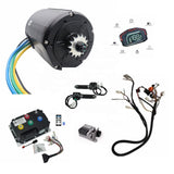 Water Cooled 4000W Mid Drive Motor for Electric Motorcycles - QS 138 90H Brushless Motor with Twist Throttle and Votol Controller 4000W Mid Drive QS 138 Motor