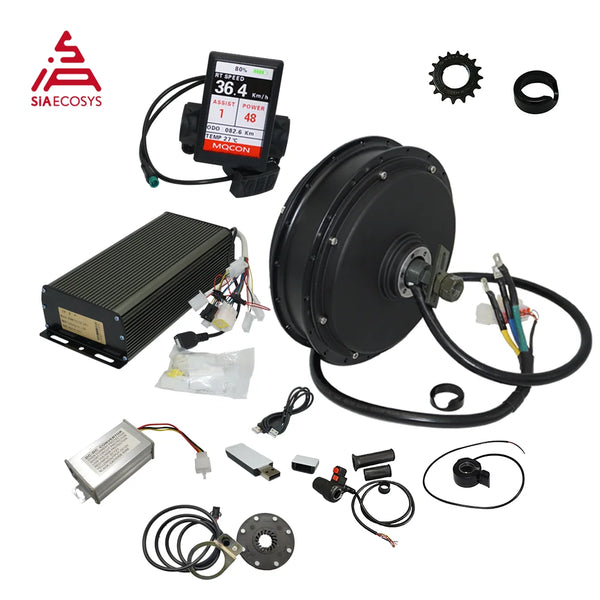 QS Motor 205 3kw V3TI Hub Motor Electric Kit with TFT H6 speedometer