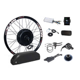 EBike Conversion Kit 2000W Wheel Hub Motor 20 26 27.5 700C 28 29 inch Electric Bicycle Rear Wheel with 52V 16AH Lithium Battery