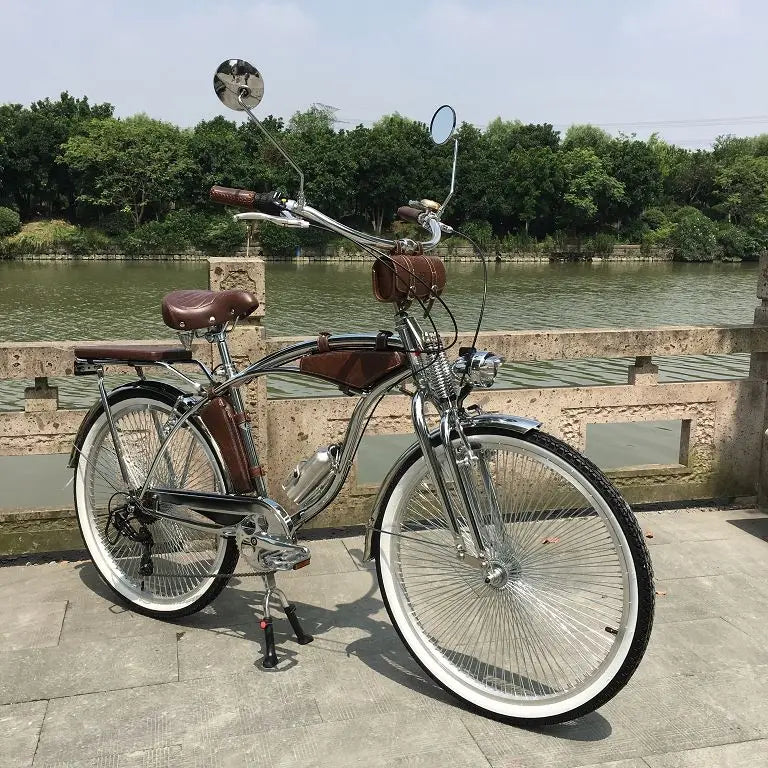 26inch beach bike British style Vintage bike 140PCS spoke wheel bike