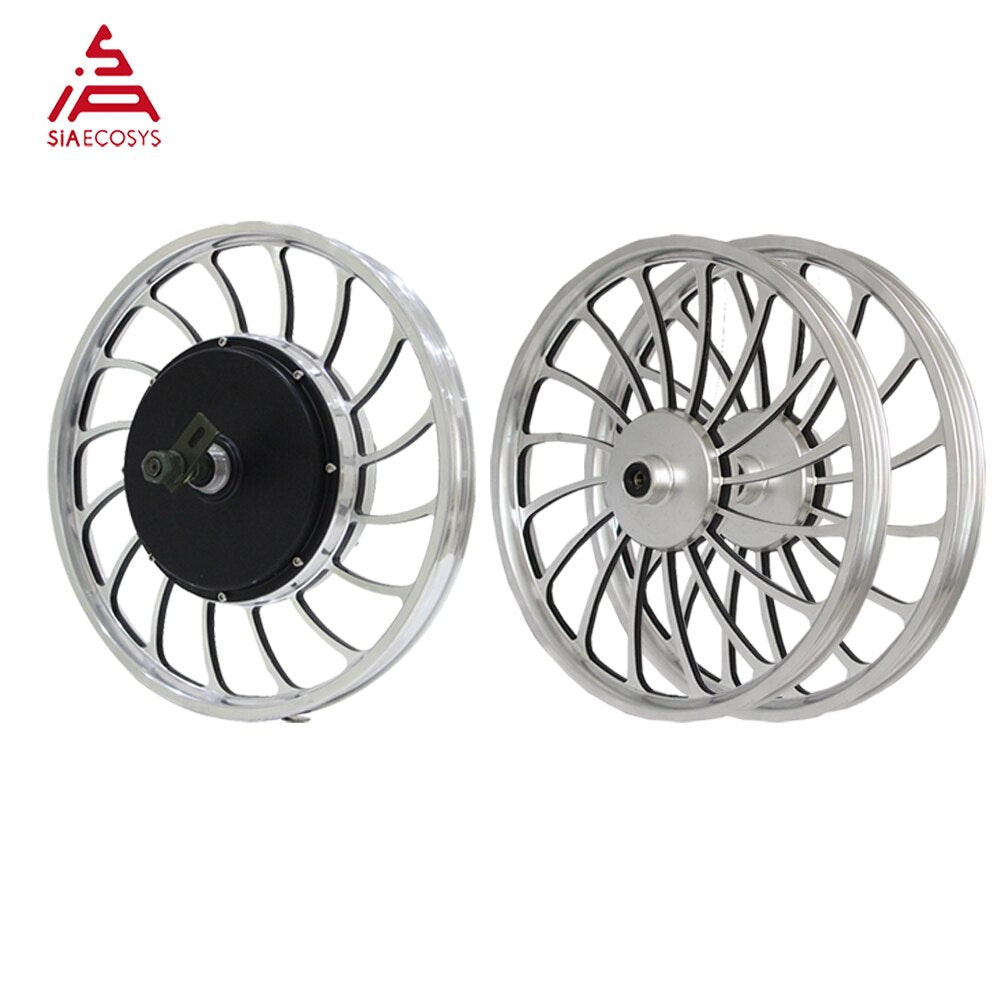 QSMOTOR 20X2.125inch 1000W 205 V2 Electric Bike Cast Wheel Hub Motor With KLS4812S For Electric Bicycles Solar Tricycle