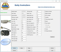 Kelly Controller 72V KLS7212S,24V-72V,120A,SINUSOIDAL BRUSHLESS MOTOR CONTROLLER for in-wheel hub motor