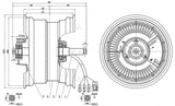 SIAECOSYS/QSMOTOR 212 2000W V1.1 Hub Motor 72V 45KPH conversion kit with EM50sp Controller for Electric Scooter