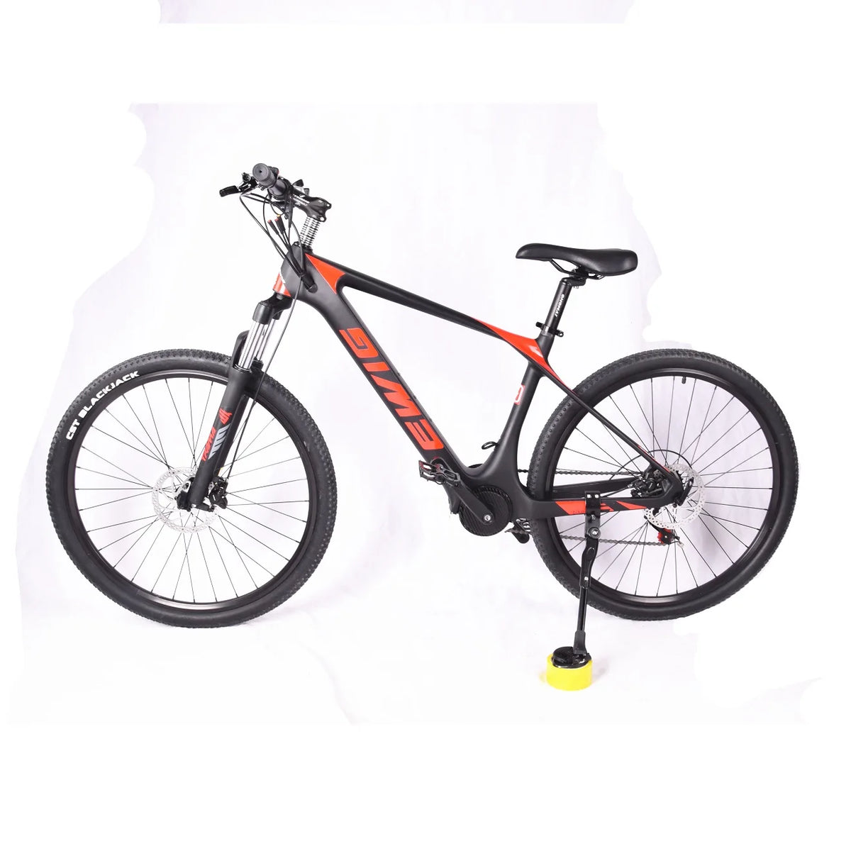 EWIG Carbon Electric Mountain Bike Full Suspension Carbon Fibre e Bikes 7 Speed 27.5 inch SHIMANO MTB Bicycle for Adult Ebike