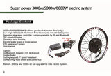 TFT display system 5000w electric Fat Bike conversion kit sabvoton controller 100KM/H max speed