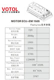 QSMOTOR 138 3000W V3 70H 5500W Max Continuous 72V 100KPH Mid Drive Motor Conversion Kit With EM150-2SP Controller