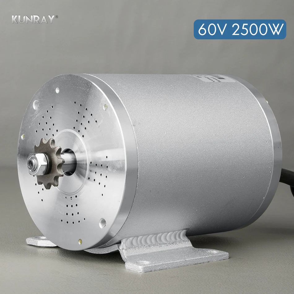 KUNRAY Electric Brushless Motor 2500W 60V DC For E-bike Scooter Bicycle Conversion Kit Powerful Speed Cycling Motorcycle DIY