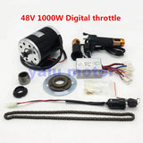 Electric Scooter Motor Electric Bike Belt Drive 36V/48V 1000W  MY1020 High Speed Belt MOTOR electric scooter conversion kit