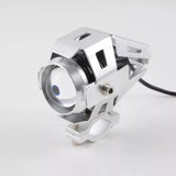 Modified Bicycle LED Lamp U5 Laser Gun 10W 12V-60V General External Waterproof Headlamp for Baoyou Motorcycle Electric Vehicle