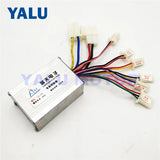 Electric Bicycle Conversion Kit Part 24V 250W Brush DC Motor Controller for Unitemotor MY1016 E-bike and Toy Scooter Controller