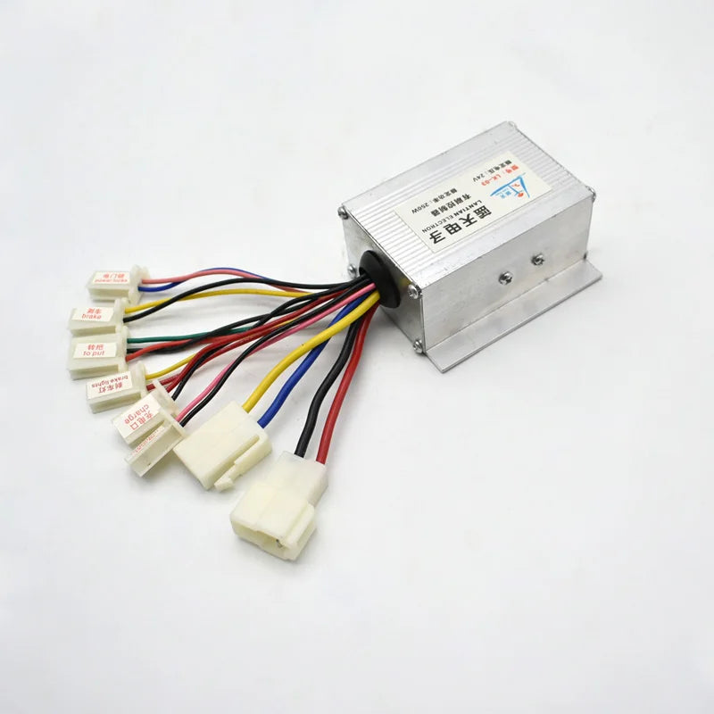 Modified electric bicycle motor intelligent DC brush controller 250W 12V24V36V Electric scooter beach car controller