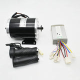 36V48V 1000W UNITEMOTOR Brushed Motor MY1020 With Controller And LED Throttle Electric Motorcycle MX500 Upgraded Engine Kit