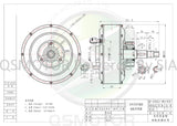 QS Motor 1000W 205 40H E-car V2 electric car hub motor