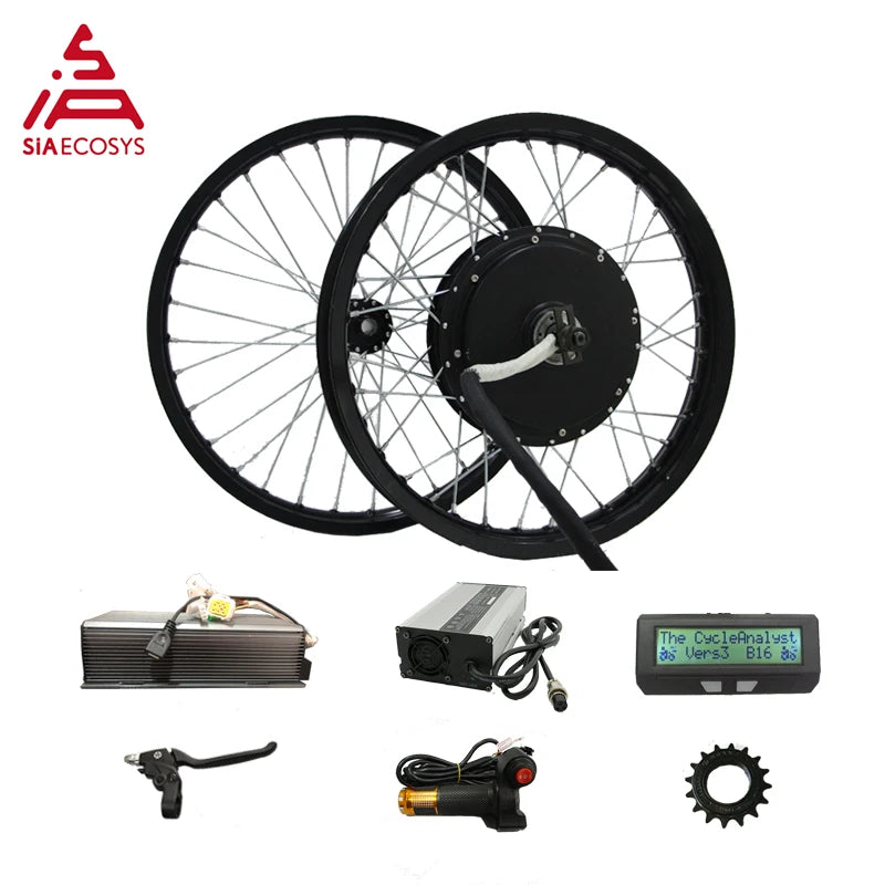 New QS 200mm dropouts 4000W 205 55H V3 in wheel Spoke Motor for Scooter Type