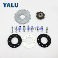 Bicycle Spoke Chain Wheel Bike Rear Wheel 32T Sprocket For Our Left Drive Motor Kit 16T Freewheel With Adapter For Motor MY1016Z