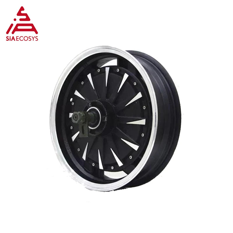14*3.5inch 1500W 30H 48V to 72V V1.12 BLDC Moped In-Wheel Hub Motor for electric motorcycle