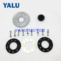 Bicycle Spoke Chain Wheel Bike Rear Wheel 32T Sprocket For Our Left Drive Motor Kit 16T Freewheel With Adapter For Motor MY1016Z