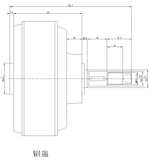 QS Motor 1500W 205 40H V3 BLDC Electric Car Hub Motor for small e-car conversion 48V40KPH