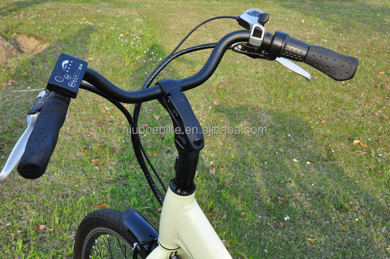 Efficient 250W City Electric Bicycle - Brushless Rear Hub Motor and 7-Speed Gear System for Comfortable City Rides