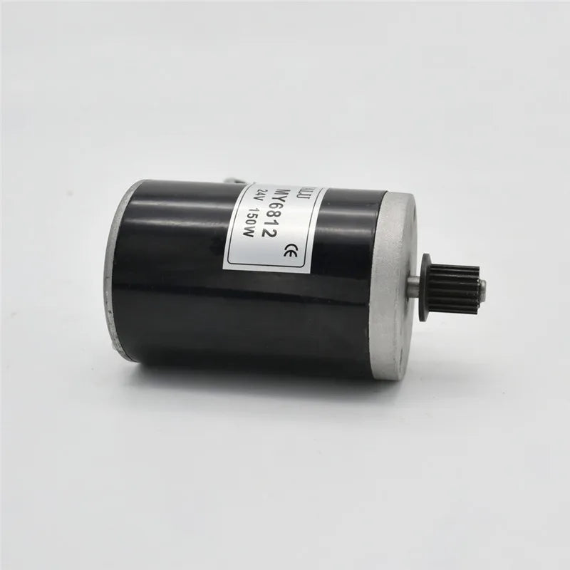 MY6812 100W 120W 150W 12V 24V small surf electric scooter brush DC Motor gear Pulley Small high speed motor