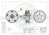 QS Motor 273 3000W 40H V3 Single Shaft Motor for Electric Car Conversion