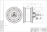 QS 10inch 1000W 205 40H V2 72V 50kph DC Electric Brushless Hub Motor for electric scooter