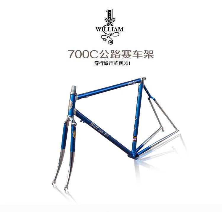 Vintage Bike Frame/Fork Retro Bicycle Reynolds Pipe 525/725/853 Frame Bicycle Accessories Custom Frame Columbus Pipe Frame