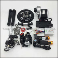 24V36V 250W350W strong power intermediate drive electric bicycle modification kit is suitable for variable speed bicycles.