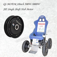 QSMOTOR 10inch 3000w 205 V2 bldc scooter hub motor 48v to 72v in High power quality with CE