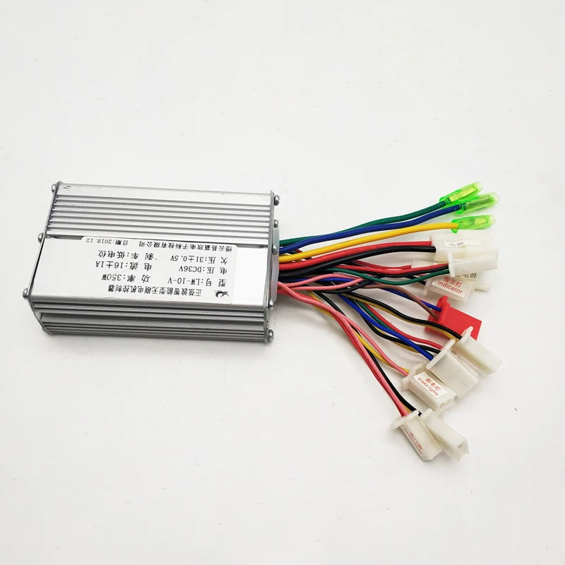 DC 24V/36V/48V 350W Brushless DC Motor Regulator Speed Controller 100x70x35mm for Electric Bicycle E-bike Scooter