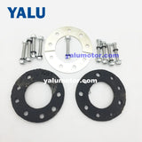 YALU 24V 36V 350W Left Side Chain Drive Brush Electric EBike Motor Kit Rear Wheel Gear Sprocket Electric Motor Bicycle Solution