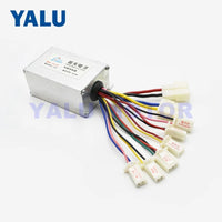 Electric Bicycle Conversion Kit Part 24V 250W Brush DC Motor Controller for Unitemotor MY1016 E-bike and Toy Scooter Controller