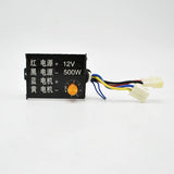 12V 500W Electric fertilizer spreader fertilizer machine Speed Regulator Controller with Switch for Ebike Scooter DC Motor