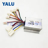 Electric Bicycle Conversion Kit Part 24V 250W Brush DC Motor Controller for Unitemotor MY1016 E-bike and Toy Scooter Controller