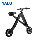 Adult Mini Folding Electric Scooter 2 wheel Easy Foldable E-bike Lithium Battery Scooter 6.6AH Endurance 23km Smart Skate Board