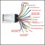 48V 60V 2000W 15 Power tube intelligent brushless controller for brushless DC motor with Holzer sensor