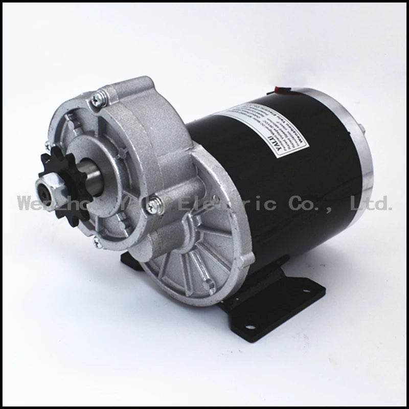 MY1020Z 24V 450W DC Brushed Motor Kit With 24V 500W Brush Controller 420 38T Tooth 77Link Chain Electric Tricycle DIY Motor Kit