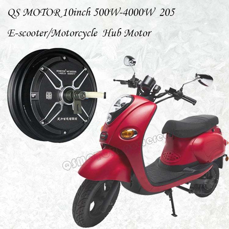 Best-selling 10inch 2000W 205 45H V3 Brushless DC Electric Scooter Hub Motor