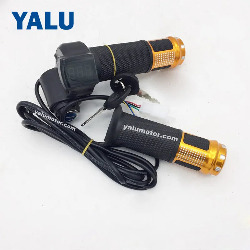 24V 36V 450W Electric Scooter Bike Motor GNGBIKE Motor Kit With MY1018 Rare Earth Motor Throttle Handle Battery Voltage Display